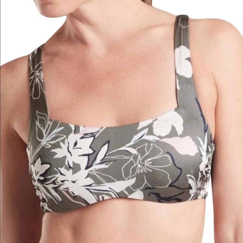 Athleta Bikini Top 34D 34DD Underwire aqualuxe